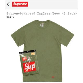 シュプリーム(Supreme)のSupreme Hanes Tagless Tees M(Tシャツ/カットソー(半袖/袖なし))