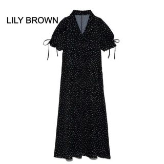 リリーブラウン(Lily Brown)のLILY BROWN/バリエーションパターンワンピース/新品未使用タグ付き送料込(ロングワンピース/マキシワンピース)