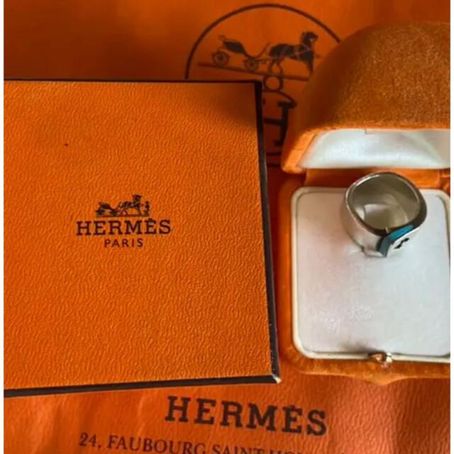 Hermes(エルメス)のHERMES キャンディリング　ターコイズ　15号 レディースのアクセサリー(リング(指輪))の商品写真