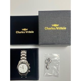 シャルルホーゲル(Charles Vogele)のシャルルホーゲル　クロノグラフ　メンズ腕時計　ビジネスにもプライベートにも！(腕時計(アナログ))