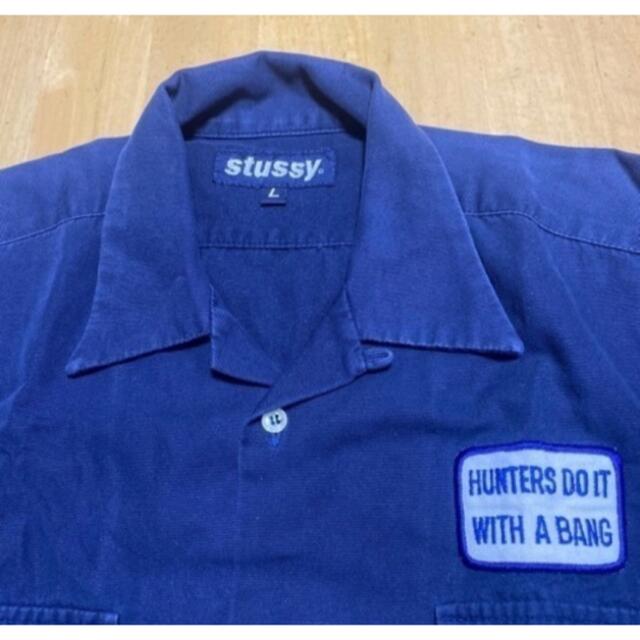 STUSSY(ステューシー)のSTUSSYワークシャツLサイズUSED メンズのトップス(シャツ)の商品写真