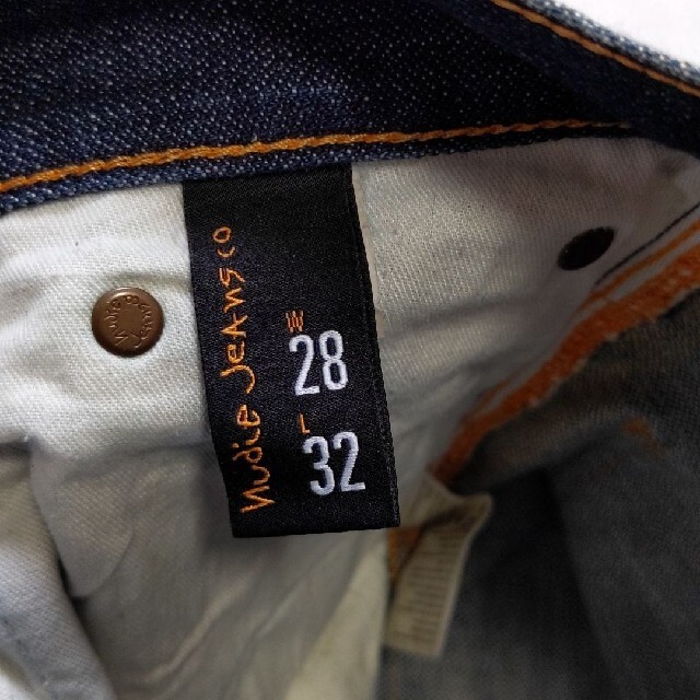 Nudie Jeans(ヌーディジーンズ)のnudie jeans ヌーディージーンズ W28 L32 デニム 美品 メンズのパンツ(デニム/ジーンズ)の商品写真