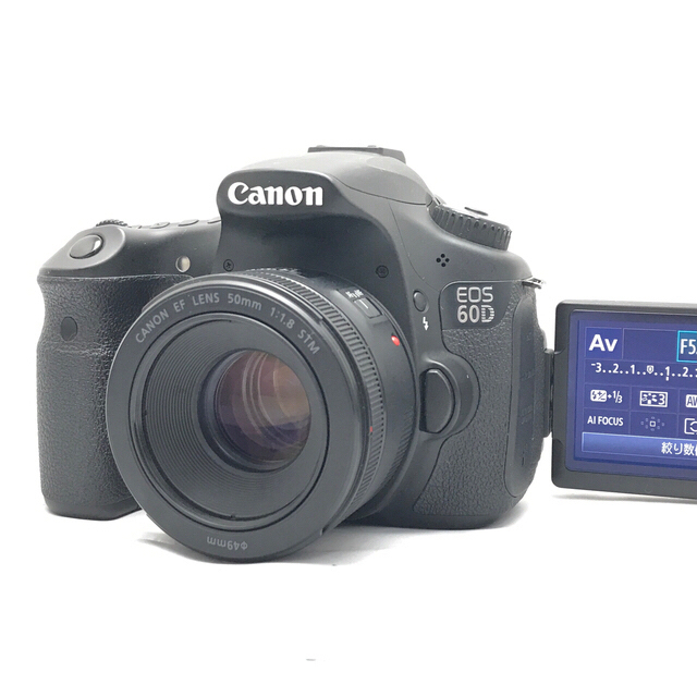 動作絶好調】Canon EOS 60D 単焦点レンズセット♪入門機におすすめ♪の