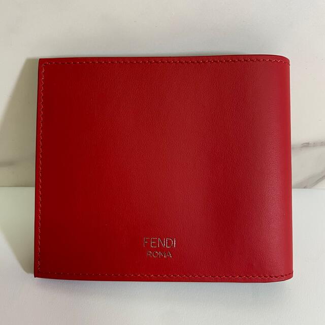 FENDI(フェンディ)のFENDI フェンディ モンスター レザー二つ折り札入れ メンズのファッション小物(折り財布)の商品写真