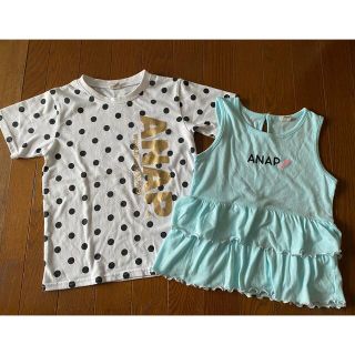 アナップキッズ(ANAP Kids)のTシャツとノースリーブセット(Tシャツ/カットソー)