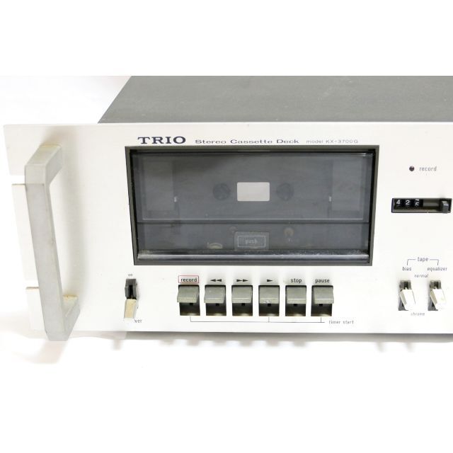 TRIO KX-3700G カセットデッキ トリオ KENWOOD 昭和 レトロの TRIO KX-3700G カセットデッキ トリオ KENWOOD 昭和 レトロの