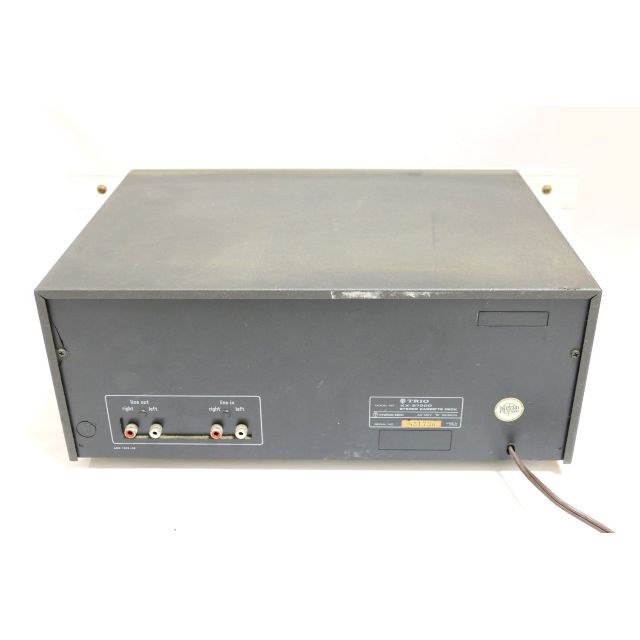 TRIO KX-3700G カセットデッキ トリオ KENWOOD 昭和 レトロの TRIO KX-3700G カセットデッキ トリオ KENWOOD 昭和 レトロの