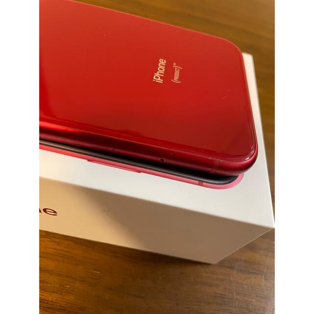 iPhone(アイフォーン)のiPhone XR 64GB  RED SIMフリー スマホ/家電/カメラのスマートフォン/携帯電話(スマートフォン本体)の商品写真