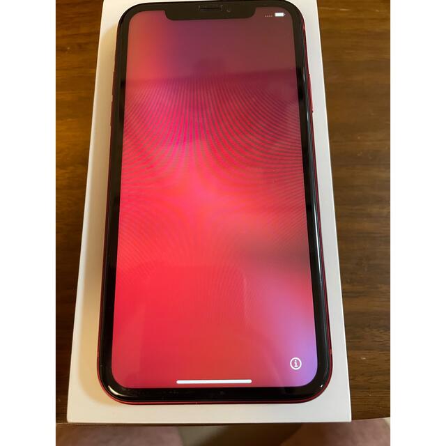 iPhone XR 64GB RED SIMフリー - スマートフォン本体