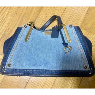 COACH - コーチ coach ドリーマー 21 カラーブロック デニム ミニ