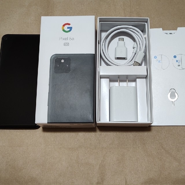 Google Pixel(グーグルピクセル)の【美品】Google Pixel 5a 5G  スマホ本体 スマホ/家電/カメラのスマートフォン/携帯電話(スマートフォン本体)の商品写真