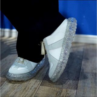 マルタンマルジェラ(Maison Martin Margiela)のMAISON MARGIELA マルジェラ ジャーマントレーナー42 キャビア(スニーカー)