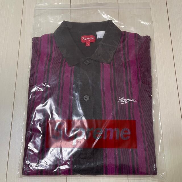 Supreme(シュプリーム)の送料込み XLサイズ Supreme Stripe Button Up Polo メンズのトップス(ポロシャツ)の商品写真