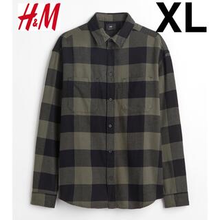H&M - 新品 H&M フランネル ツイル チェックシャツ ZARA Supreme XL