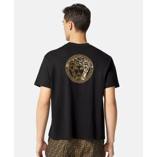 FENDI(フェンディ)のフェンダーチェ  Tシャツ ブラック XL メンズのトップス(Tシャツ/カットソー(半袖/袖なし))の商品写真