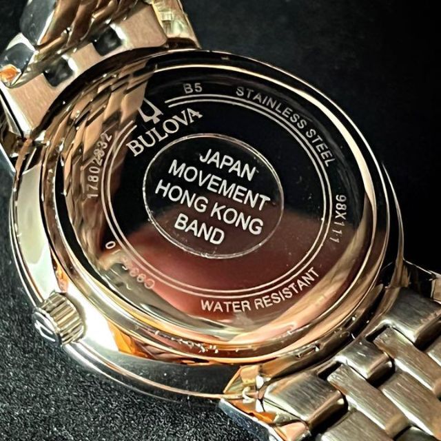 スイーツ柄 ブルー 【展示品特価】BULOVA/ブローバ/レディース腕時計