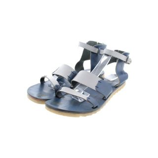 アクネストゥディオズ(Acne Studios)のAcne Studios サンダル 40(25cm位) 紺xグレー 【古着】【中古】(サンダル)