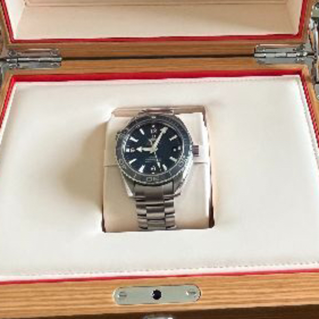 OMEGA(オメガ)のオメガ（OMEGA）　シーマスター　プラネットオーシャン　チタン　ブルー　中古　 メンズの時計(腕時計(アナログ))の商品写真