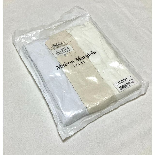 Maison Martin Margiela(マルタンマルジェラ)の新品 白入り XXL 22SS マルジェラ パックT Tシャツ 2826 メンズのトップス(Tシャツ/カットソー(半袖/袖なし))の商品写真