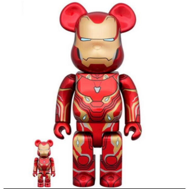 BE@RBRICK IRON MAN MARK 50 100%&400%フィギュア