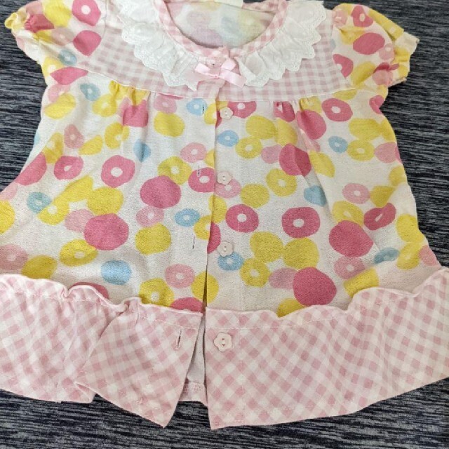 95 子供　パジャマ　半袖　腹巻き キッズ/ベビー/マタニティのキッズ服女の子用(90cm~)(パジャマ)の商品写真