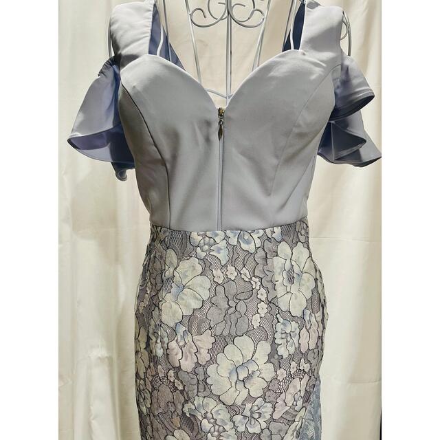 JEWELS(ジュエルズ)のキャバドレス ジュエルズ ブルー 美品 レディースのフォーマル/ドレス(ナイトドレス)の商品写真
