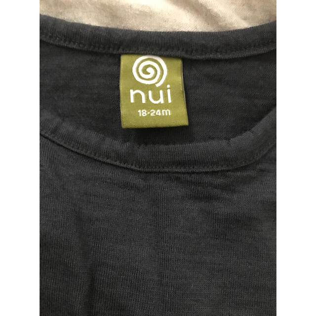 なよっち様　nui organics オーガニックメリノウール18-24m キッズ/ベビー/マタニティのベビー服(~85cm)(ロンパース)の商品写真