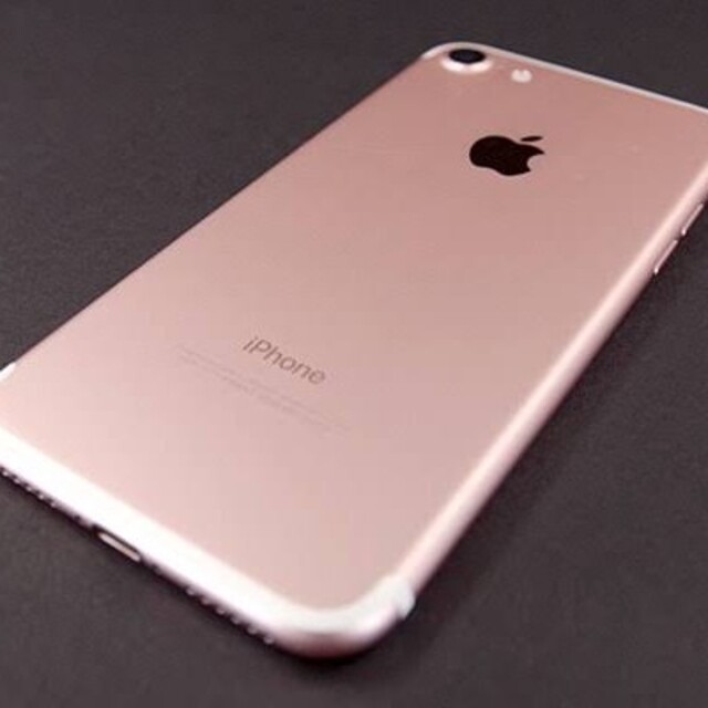 iPhone7 128GB 本体　PINKGOLD目立った傷汚れはありません側面