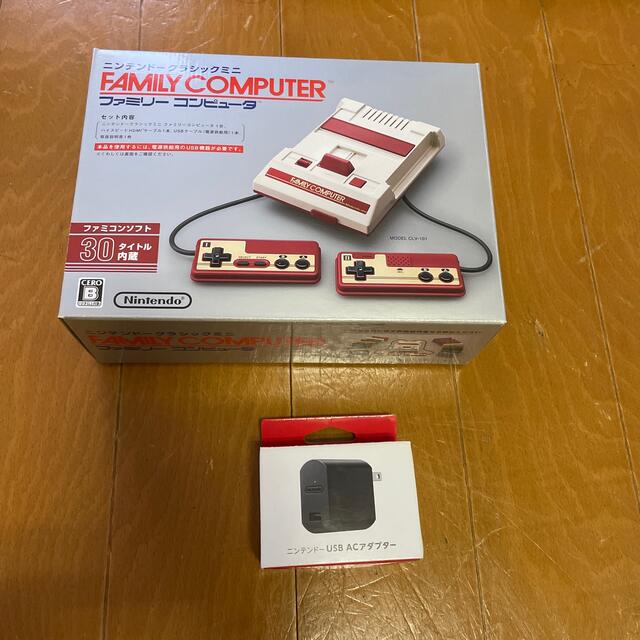 Nintendo  ニンテンドークラシックミニ  ＡＣアダプター付き エンタメ/ホビーのゲームソフト/ゲーム機本体(家庭用ゲーム機本体)の商品写真