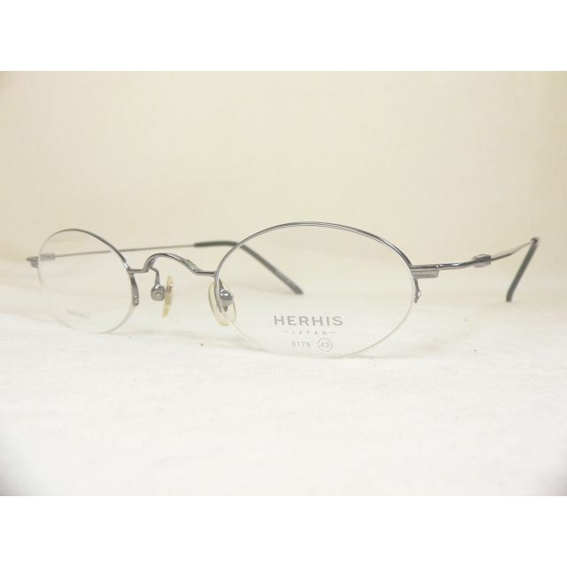 HERHIS 眼鏡 フレーム サンコバルト 軽量 ナイロール ハーヒス