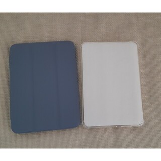 iPad mini6用保護ケース ブルー + おまけ(iPadケース)