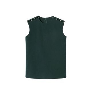 ルシェルブルー(LE CIEL BLEU)のLE CIEL BLEU Pearl Detail Sleeveless Tee(カットソー(半袖/袖なし))