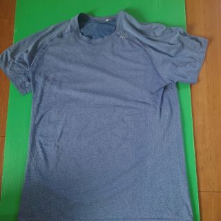 ルルレモン(lululemon)のTシャツ　ルルレモン　M  ネイビー　メンズ(Tシャツ/カットソー(半袖/袖なし))