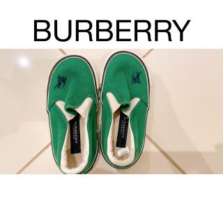 バーバリー(BURBERRY)のBURBERRYバーバリー　子どもスリッポン　14cm(スリッポン)