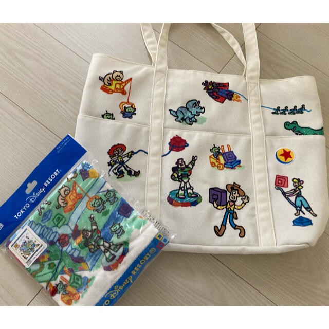 Disney トイストーリー トートバッグ タオル - www