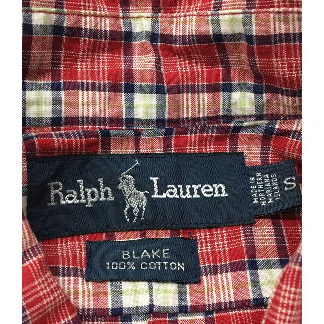 得価人気】 Ralph Lauren ラルフローレン RALPH LAUREN 半袖シャツ チェック柄 メンズ Sの通販 by  ブックオフ｜ラルフローレンならラクマ