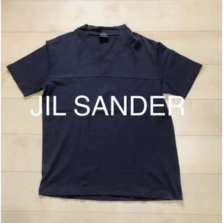 ジルサンダー(Jil Sander)の《JIL SANDER ジルサンダー VネックT ネイビー》(Tシャツ/カットソー(半袖/袖なし))
