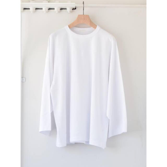COMOLI フットボールTシャツ ホワイト 3 - Tシャツ/カットソー(七分/長袖)