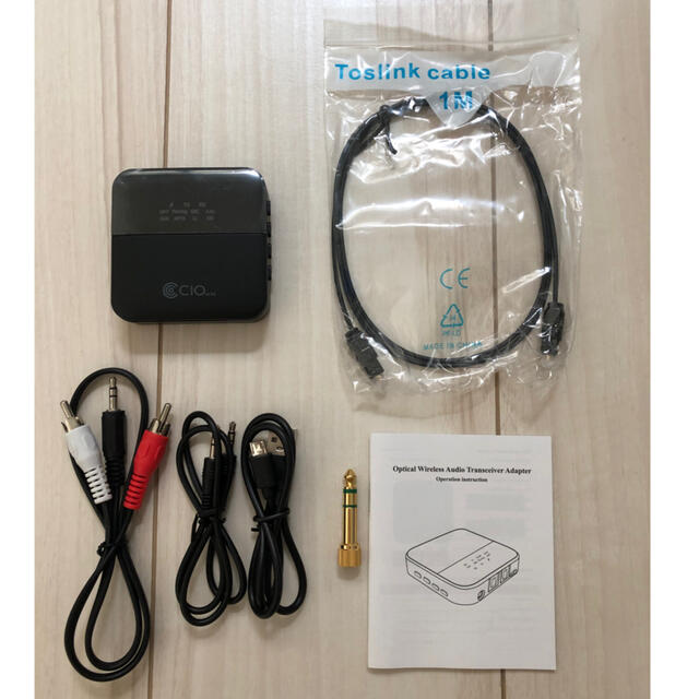 【新品】Bluetoothトランスミッター&レシーバー BT-TM600 スマホ/家電/カメラのオーディオ機器(その他)の商品写真