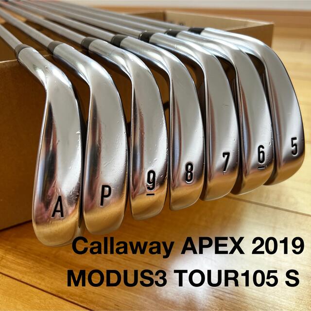 Callaway(キャロウェイ)の【中古】APEX 2019 MODUS105 S Callaway スポーツ/アウトドアのゴルフ(クラブ)の商品写真