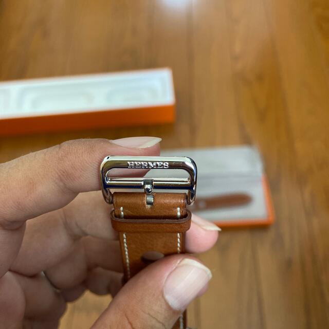 Hermes(エルメス)の超美品Apple Watch HERMES44mm用シンプルトゥールラリーバンド メンズの時計(レザーベルト)の商品写真