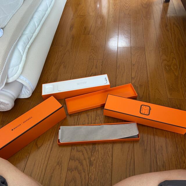 Hermes(エルメス)の超美品Apple Watch HERMES44mm用シンプルトゥールラリーバンド メンズの時計(レザーベルト)の商品写真