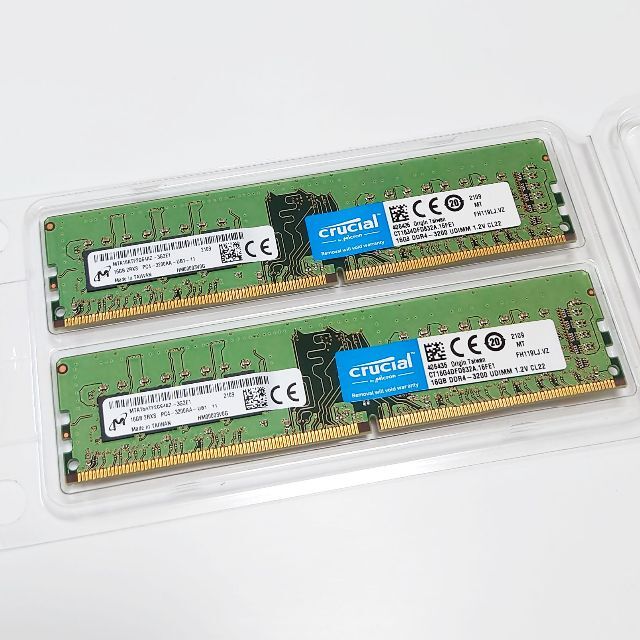 Crucial 32GB (16GBx2) DDR4-3200 (292U-DIMM型番