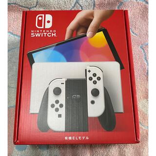 ニンテンドースイッチ(Nintendo Switch)の新品未開封品 Nintendo Switch(有機ELモデル)ホワイト(家庭用ゲーム機本体)