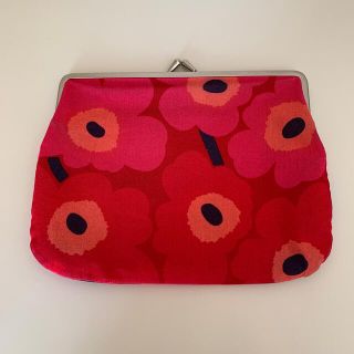 マリメッコ(marimekko)のマリメッコ　ガマ口ポーチ(ポーチ)