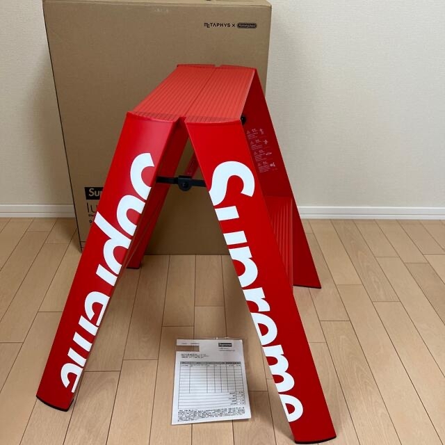 値下げ Supreme Lucano 2step Ladder 脚立 赤 red sitedev.minifinder.se