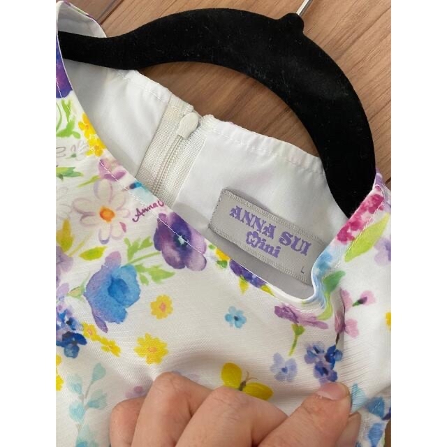 ANNA SUI mini(アナスイミニ)のアナスイミニ　ワンピース　130から140 美品 キッズ/ベビー/マタニティのキッズ服女の子用(90cm~)(ワンピース)の商品写真