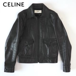 CELINE(レザージャケット ・ ブラック/黒色系)のフリマ CELINE(レザージャケット ・ ブラック/黒色系)のフリマ