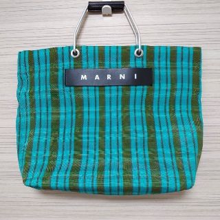 MARNI MARKET bag ペールブルー\u0026グリーン