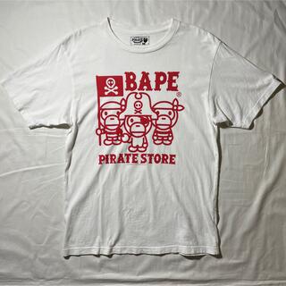 アベイシングエイプ(A BATHING APE)の10s a bathing ape BAPE PIRATE STORE Tシャツ(Tシャツ/カットソー(半袖/袖なし))
